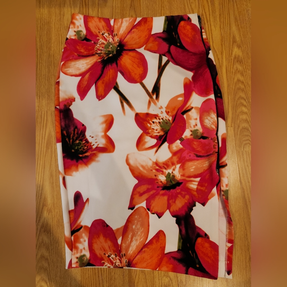 Worthington Side Split Midi Pencil Skirt Like New size 8